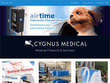 Tablet Screenshot of cygnusmedical.com